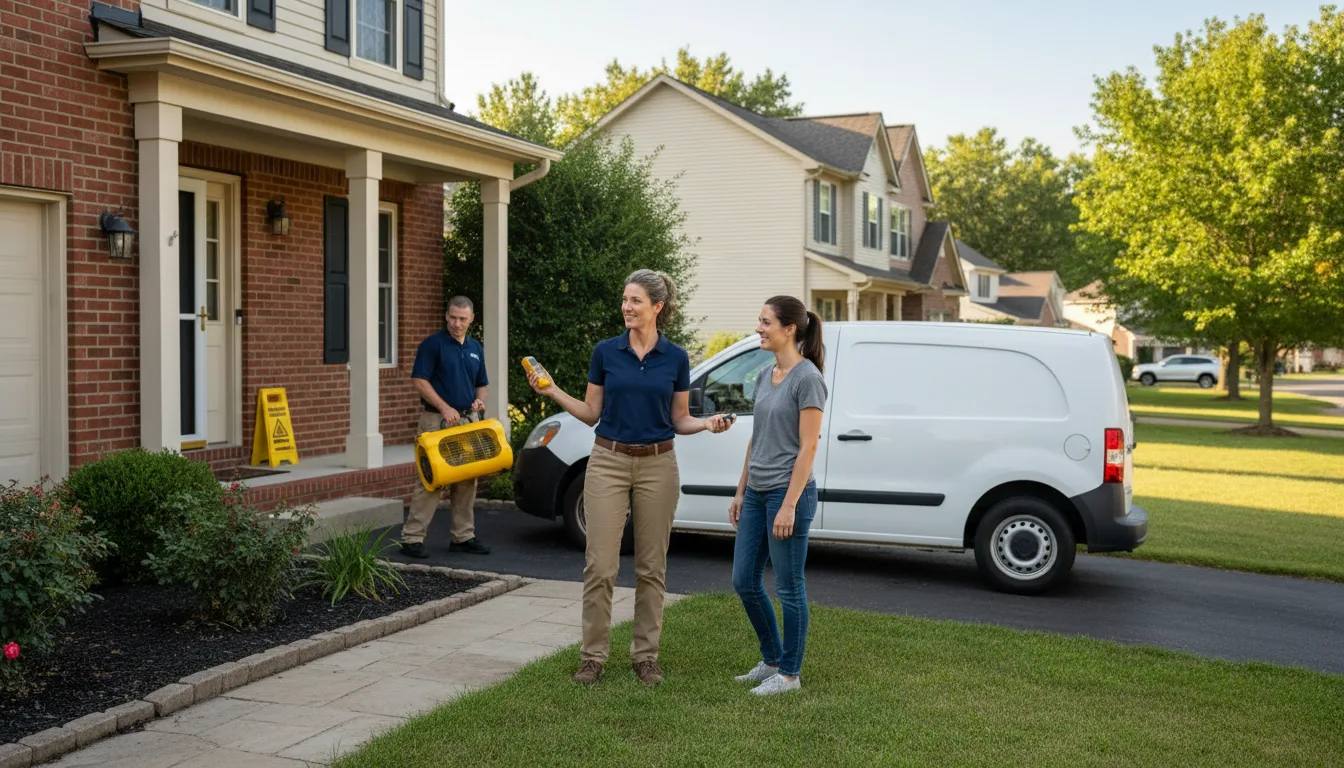 Water restoration image for Dehumidification And Cleanup Services in Sedan, KS